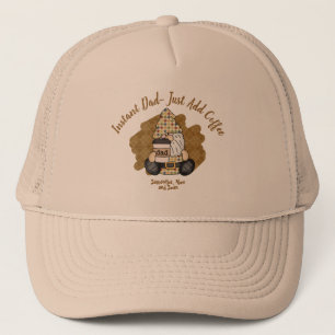 Gorra De Camionero Personalizar para el padre amante del café Vinta