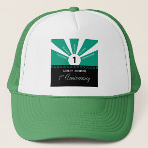 Gorra De Camionero Personalizar, primer año de aniversario de emplead