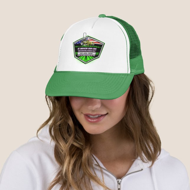 Gorra De Camionero Personalizar Servicio de Cuidado de Césped Patriót (In situ)