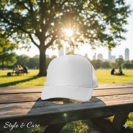 Gorra De Camionero Personalizar Su Blanco