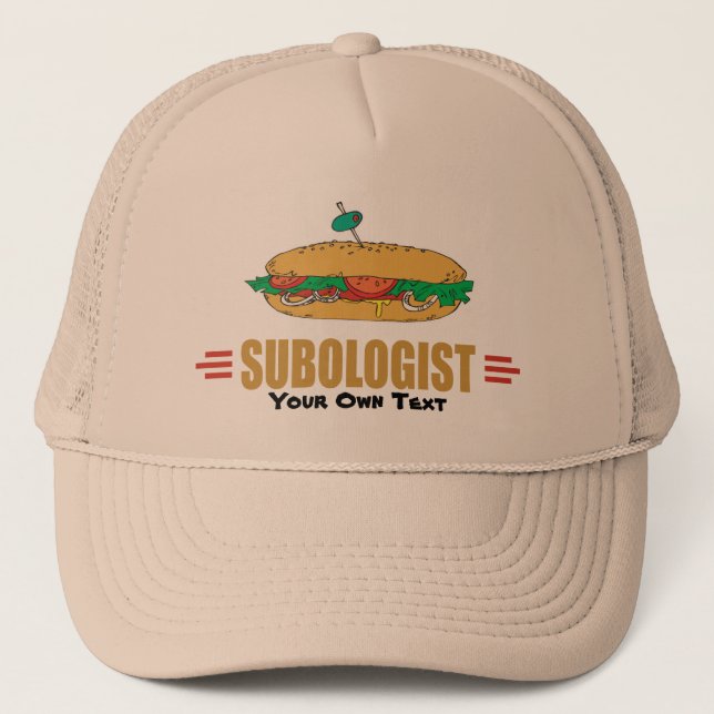 Gorra De Camionero Personalizar subsándwiches (Anverso)