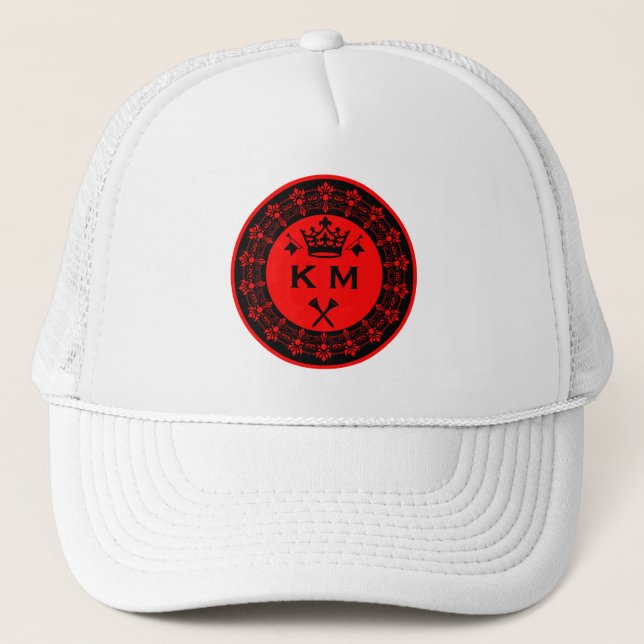 Gorra De Camionero Personalized Funny Royal Golf Ball (Anverso)
