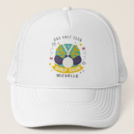 Gorra De Camionero Personalized Golf Club Name Classic Trucker Hat