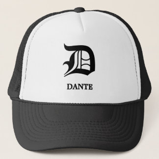 Gorra De Camionero Personalized Gothic Blackletter Monogram