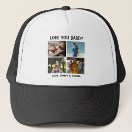 Gorra De Camionero Personalized Love You Daddy Photo  