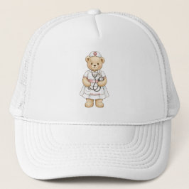 Gorra De Camionero Personalized Nurse Teddy Bear Custom Name Nursing 