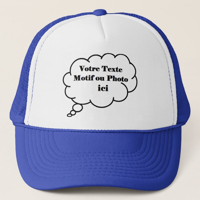 Gorra De Camionero Personnaliser avec votre photo ou texte (Anverso)