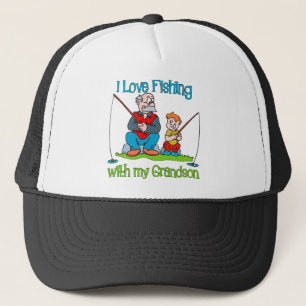 Gorra De Camionero Pesca a cuestas - con nieto