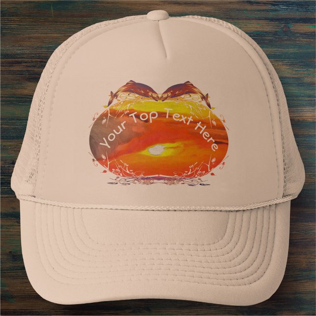 Gorra De Camionero Pesca al atardecer 2443 (Subido por el creador)