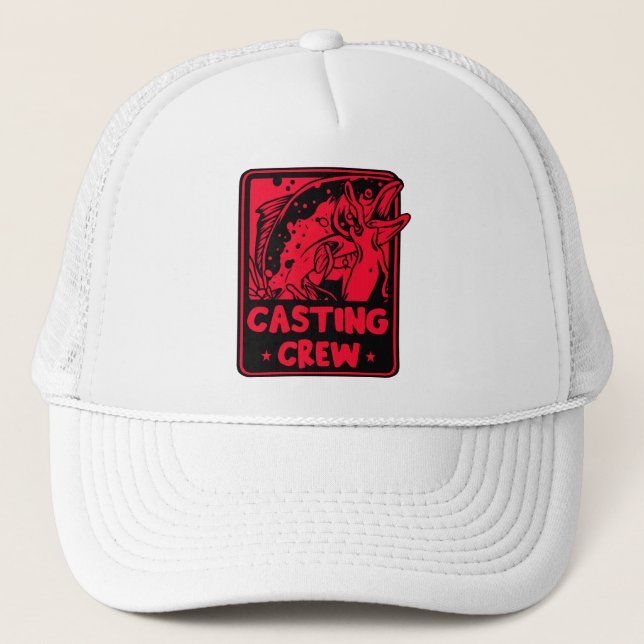 Gorra De Camionero Pesca con mosca en EE. UU. (Anverso)