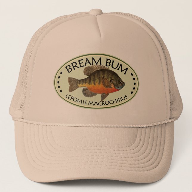 Gorra De Camionero Pesca de Bream Bum (Anverso)