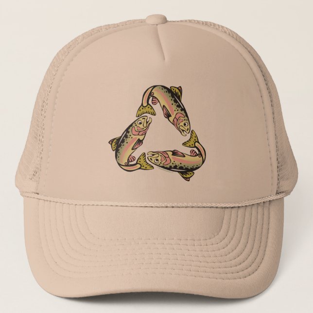 Gorra De Camionero Pesca de captura y liberación (Anverso)