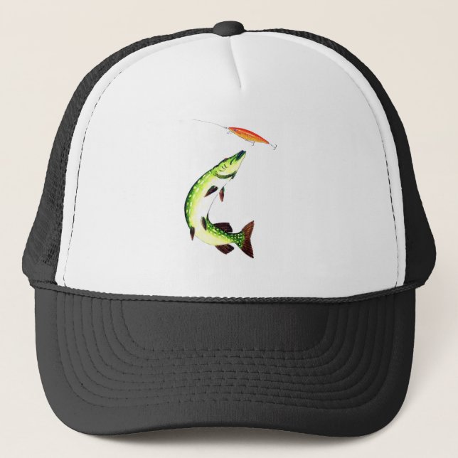 Gorra De Camionero Pesca de cerco y pesca con mosca (Anverso)