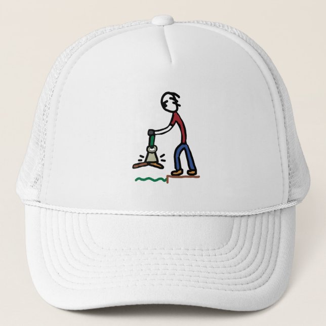 Gorra De Camionero Pesca de imanes (Anverso)