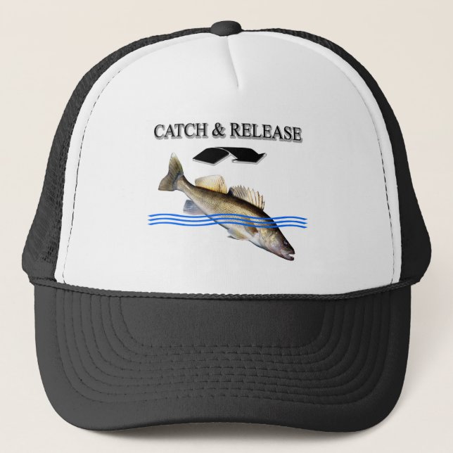 Gorra De Camionero Pesca de la captura y del lanzamiento (Anverso)