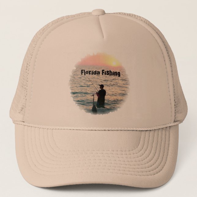 Gorra De Camionero Pesca de la Florida (Anverso)
