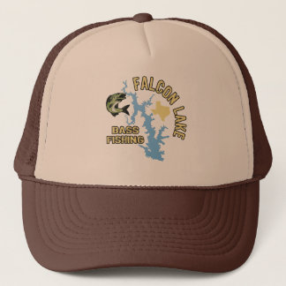 Gorra De Camionero Pesca de la lubina del lago falcon