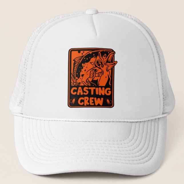 Gorra De Camionero Pesca de la mosca Alaska (Anverso)