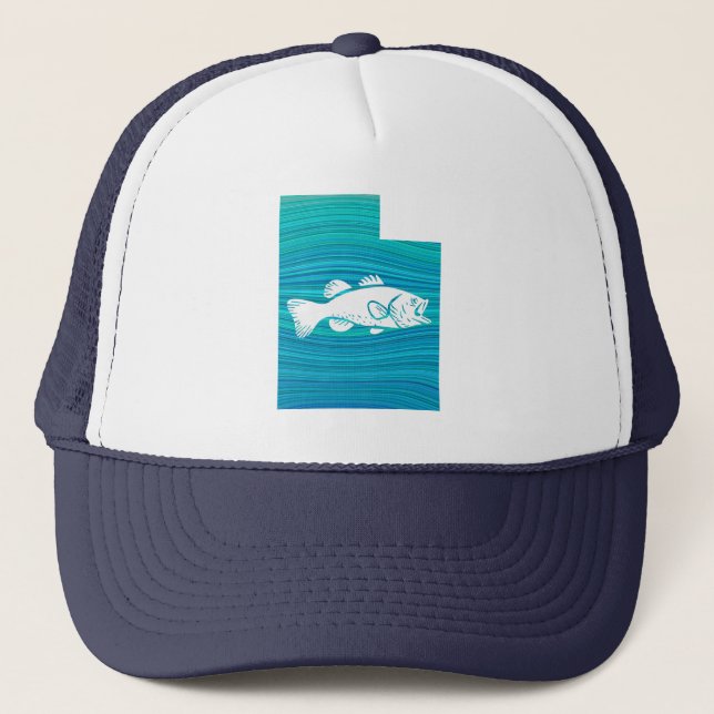 Gorra De Camionero Pesca de ola Utah (Anverso)