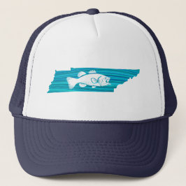 Gorra De Camionero Pesca de olas de Tennessee