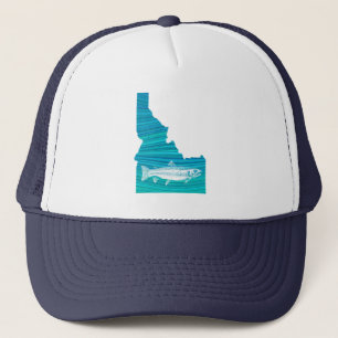 Gorra De Camionero Pesca de Ondas Idaho