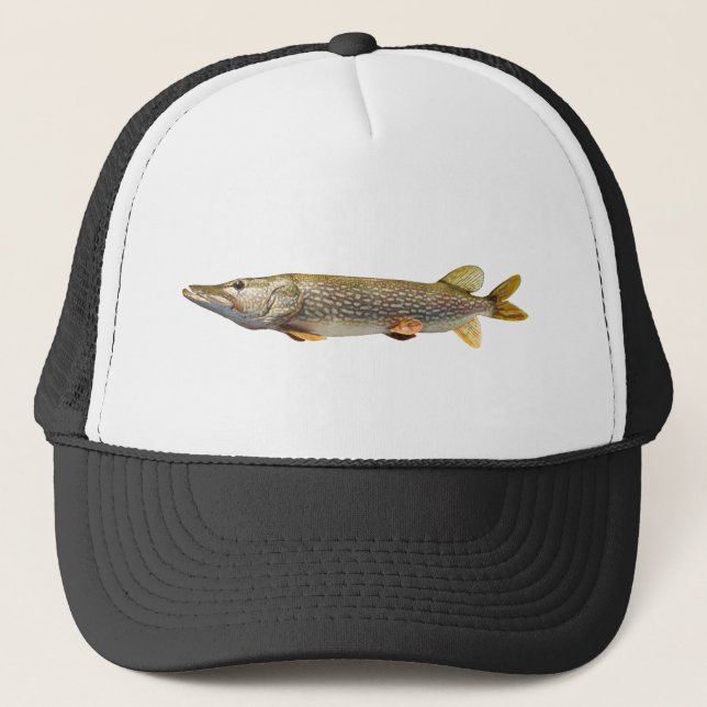 Gorra De Camionero Pesca de Pike Muski (Anverso)