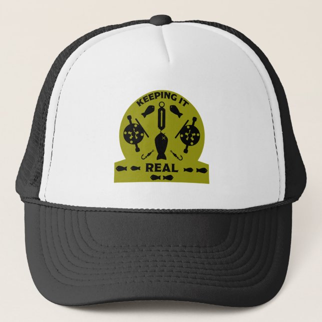 Gorra De Camionero Pesca de ríos silvestres (Anverso)