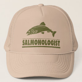 Gorra De Camionero Pesca de salmón