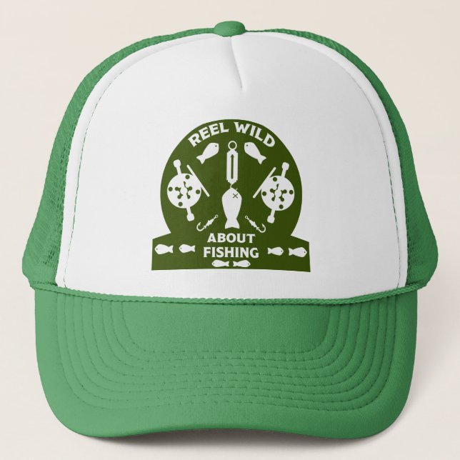 Gorra De Camionero Pesca de salmón Canadá (Anverso)
