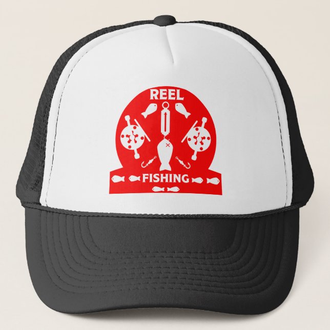 Gorra De Camionero Pesca de salmón Canadá (Anverso)