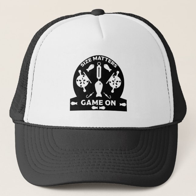 Gorra De Camionero Pesca de salmón salvaje (Anverso)