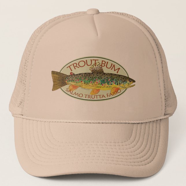 Gorra De Camionero Pesca de trucha (Anverso)