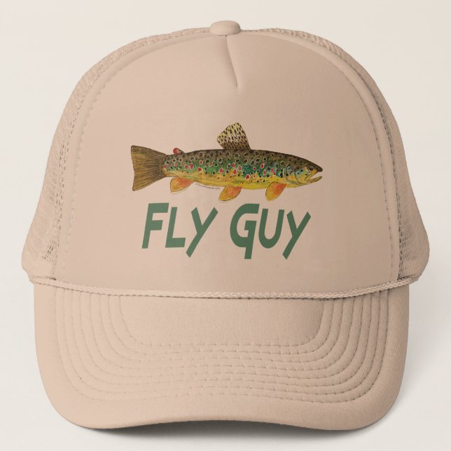 Gorra De Camionero Pesca de trucha (Anverso)