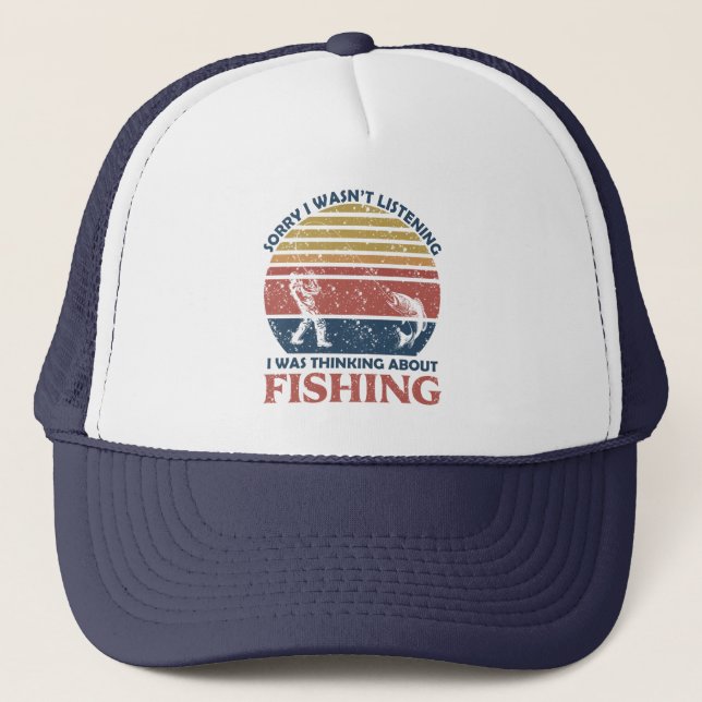 Gorra De Camionero Pesca divertida (Anverso)
