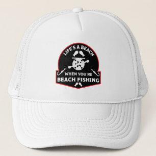 Gorra De Camionero Pesca divertida en la playa
