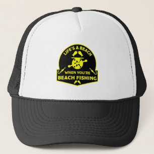 Gorra De Camionero Pesca divertida en la playa