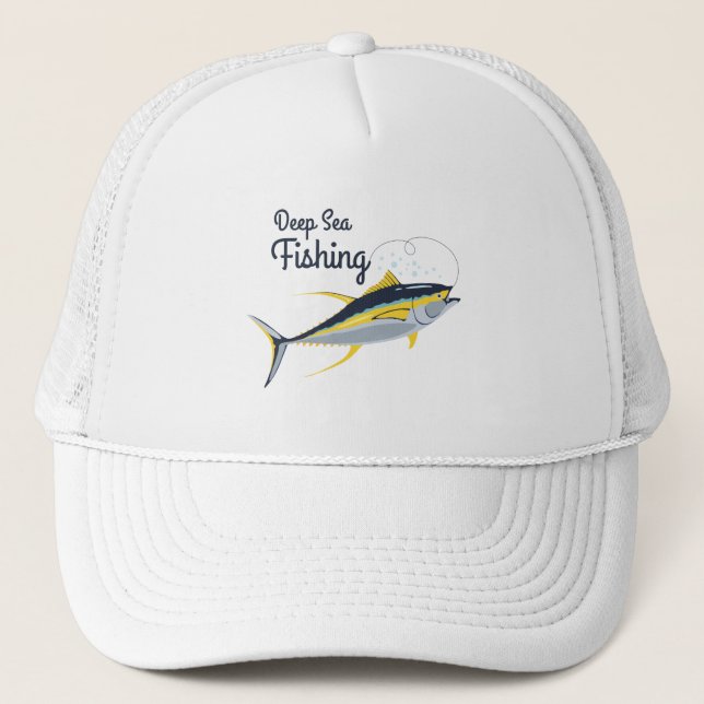 Gorra De Camionero Pesca en aguas profundas (Anverso)