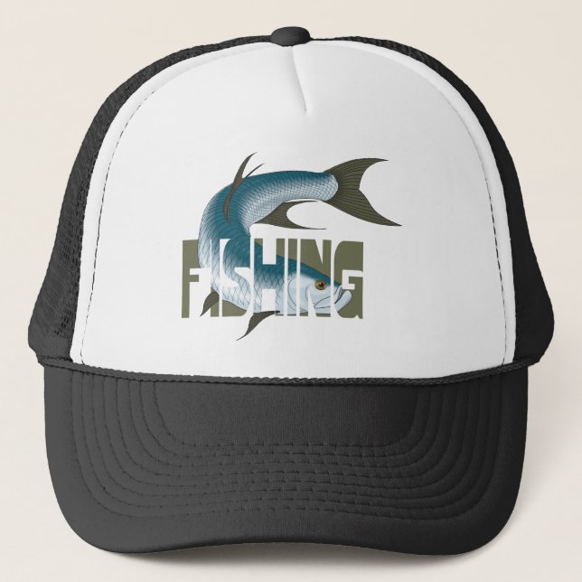 Gorra De Camionero Pesca en barbecho (Anverso)