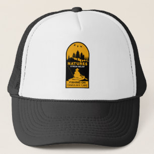 Gorra De Camionero Pesca en kayak americana editable