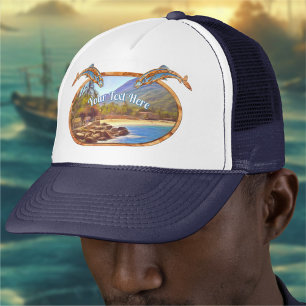 Gorra De Camionero Pesca en la playa de Yelapa 761