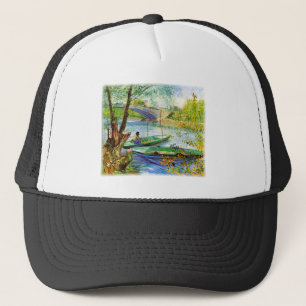 Gorra De Camionero Pesca en primavera, Vincent van Gogh.