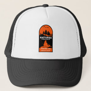 Gorra De Camionero Pesca estadounidense de Kayak