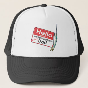 Gorra De Camionero Pesca, Hola Mi nombre es