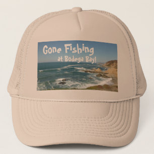 Gorra De Camionero ¡Pesca ida en la bahía del Bodega!