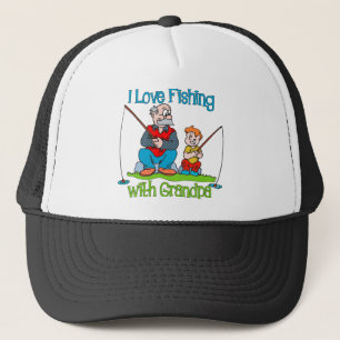 Gorra De Camionero Pesca - Me encanta pescar con el abuelo