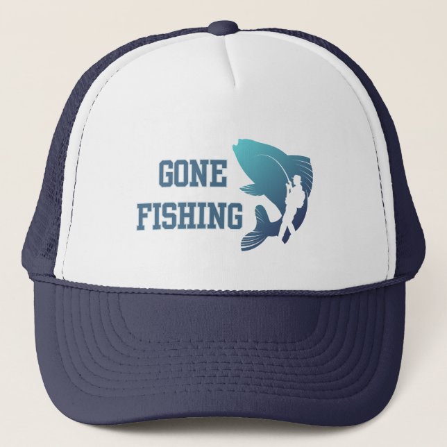 Gorra De Camionero Pesca por destino (Anverso)