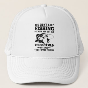Gorra De Camionero Pesca porque tienes edad