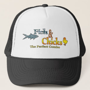 Gorra De Camionero Pesca y chicles divertidos