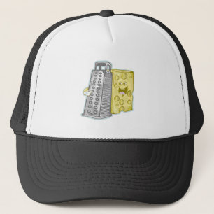 Gorra De Camionero Pescado de atún escapando a una lata