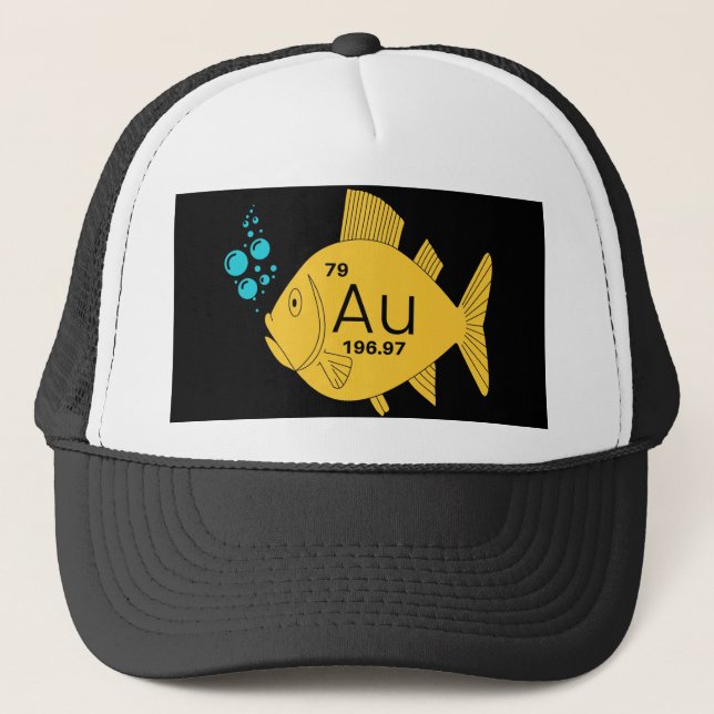 Gorra De Camionero Pescado de oro (Anverso)
